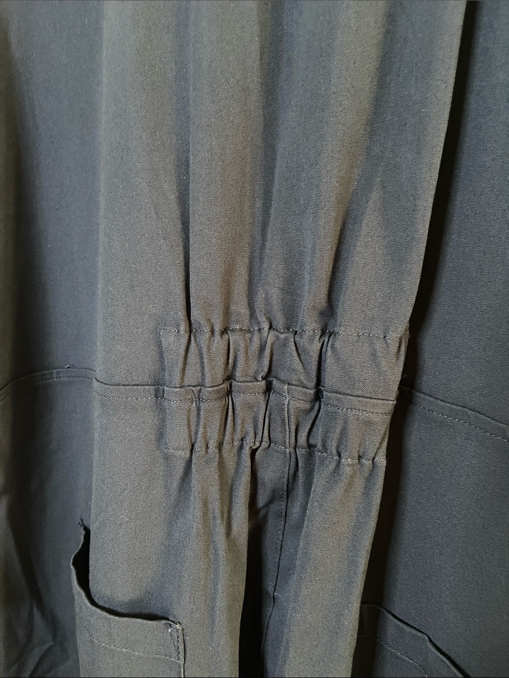 Universal Standard Navy snap front coveralls one piece - Picture 8 of 9